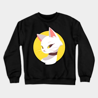 Whisker Wonders Yellow Crewneck Sweatshirt